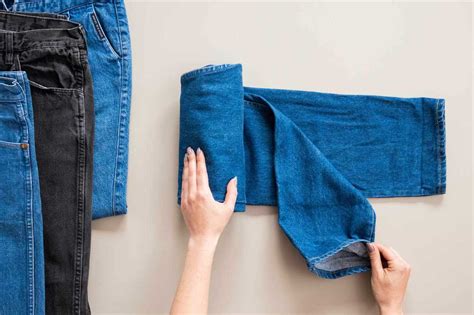 Folding Over Jeans