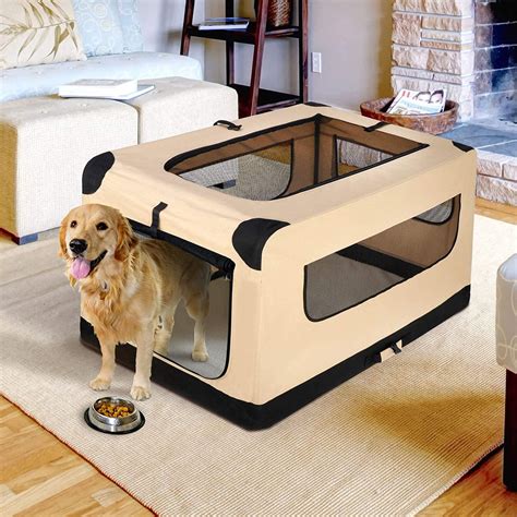 Folding Pet Crate Large