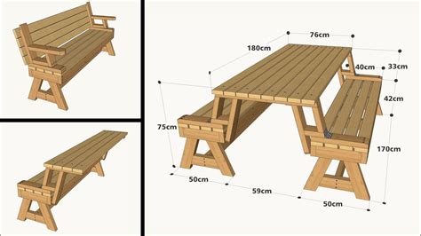 Folding Picnic Table Bench Video