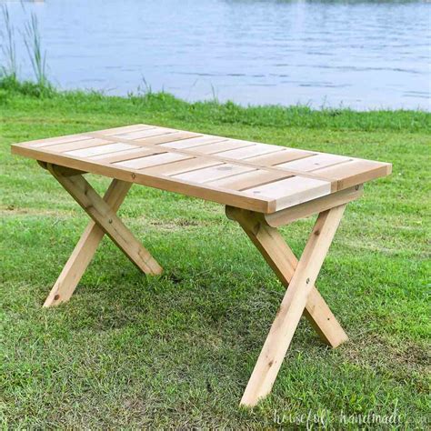 Outdoor Picnic Table Diy picnic table, Picnic table plans, Folding