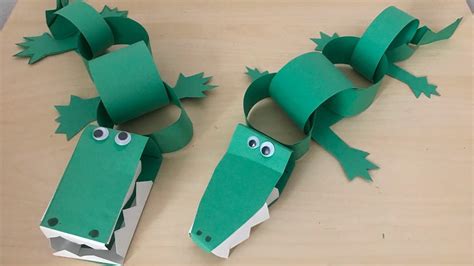Folding Printable Stand Up Alligator