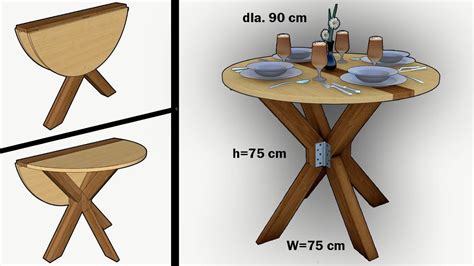 Folding Round Table Diy