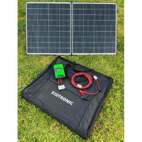 Folding Solar Panel With Controller