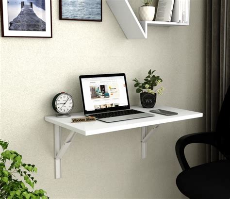 Folding Study Table Mounted
