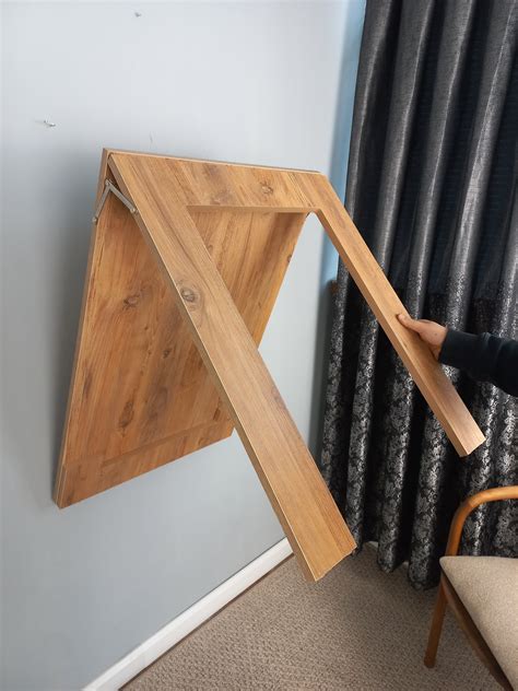 Folding Table Connected To Wall