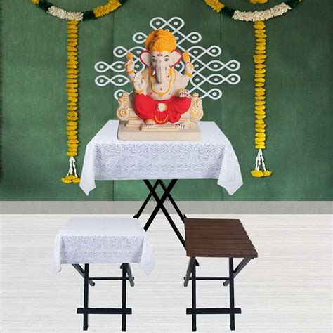 Folding Table For Ganpati