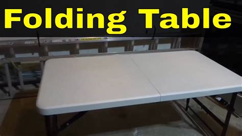 Folding Table Set Up