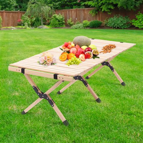 Folding Timber Picnic Tables