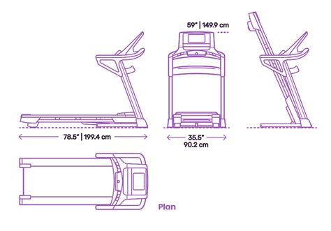 Folding Treadmill Dimensions