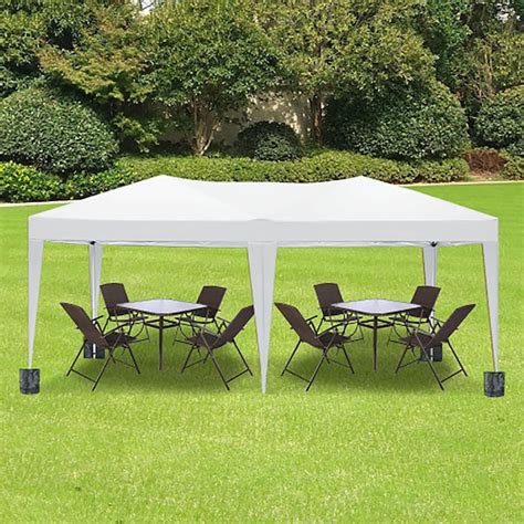 Folding White Gazebo