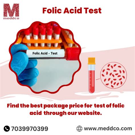 Folic Acid Test Lab Values