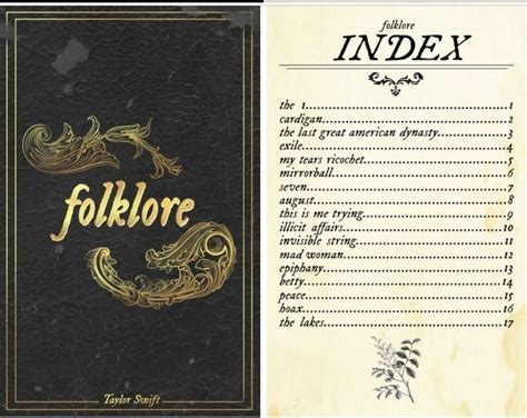 Folklore Book Taylor Swift