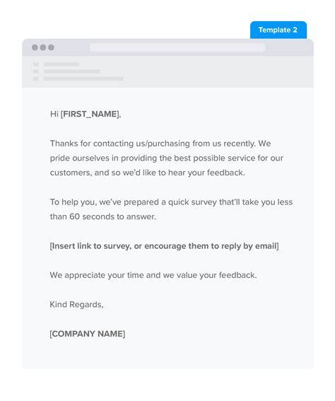 follow up email templates for customers