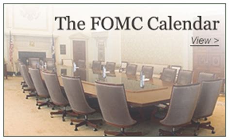 fomc calendar board of governors