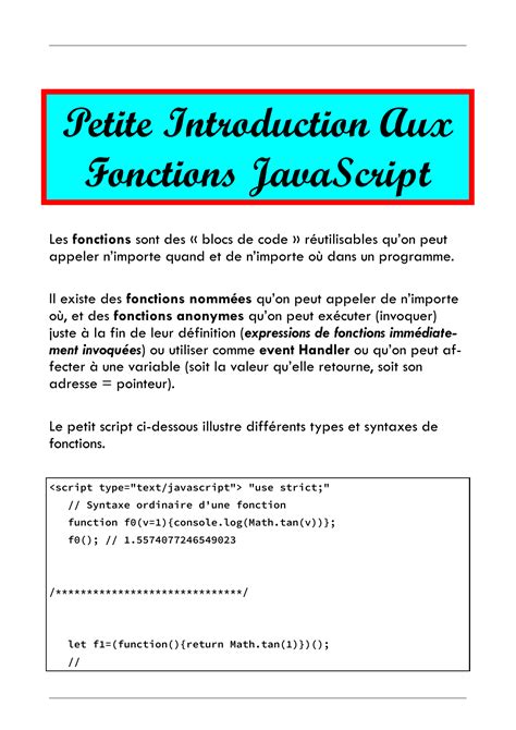 Fonction Abs Javascript