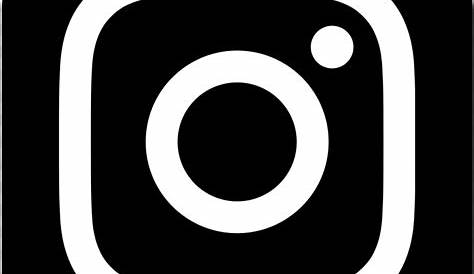 logo instagram fond noir