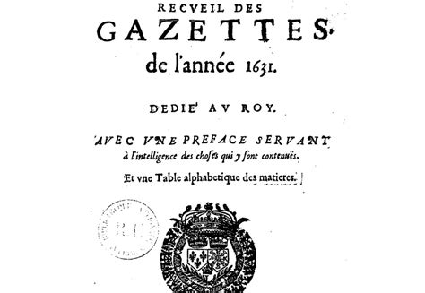 fondateur de la gazette