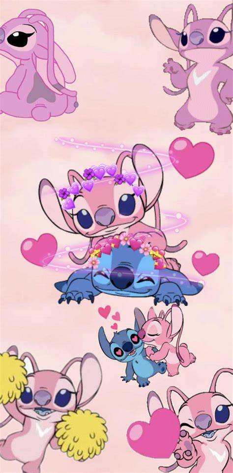 Fondo De Pantalla De Stitch Rosa Goimages All
