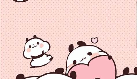 Cute Panda Wallpaper, Kawaii Wallpaper, Cartoon Wallpaper, Wallpaper