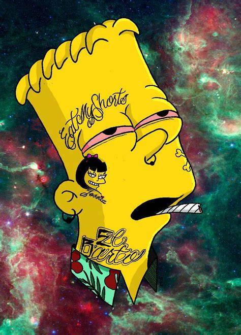Fondo De Pantalla Bart Simpson Con Resortera