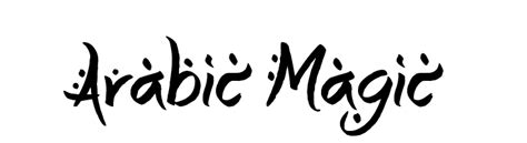 Font Arabic Magic