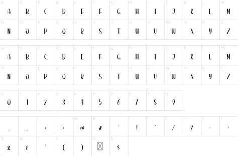 font character