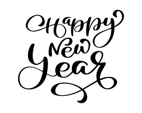 font happy new year