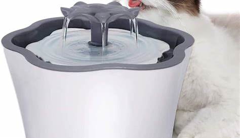 Fontaine à eau pour chat avec filtre 2 L Pompe