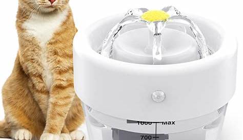 Fontaine A Eau Pour Chat Sans Fil à Et Chien Petits Compagnons