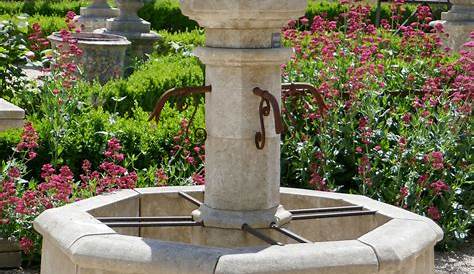 Fontaine Cascade Cache Pot Poterie Miel 2 Niveaux