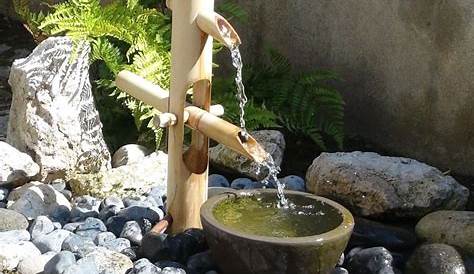 Jardin Japonais Avec Fontaine Zen Backyard Water Feature Water Features In The Garden Garden Fountains