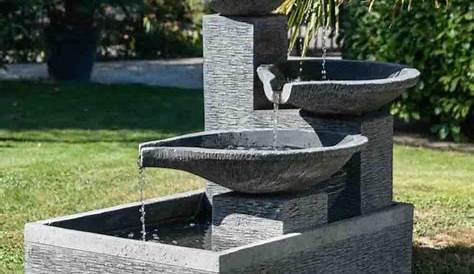Cascade, fontaine de jardin et pièce d’eau projets modernes