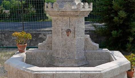 Fontaine de jardin en pierre naturelle BCA Matériaux Anciens