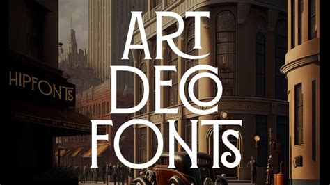 Fonts For Art Deco