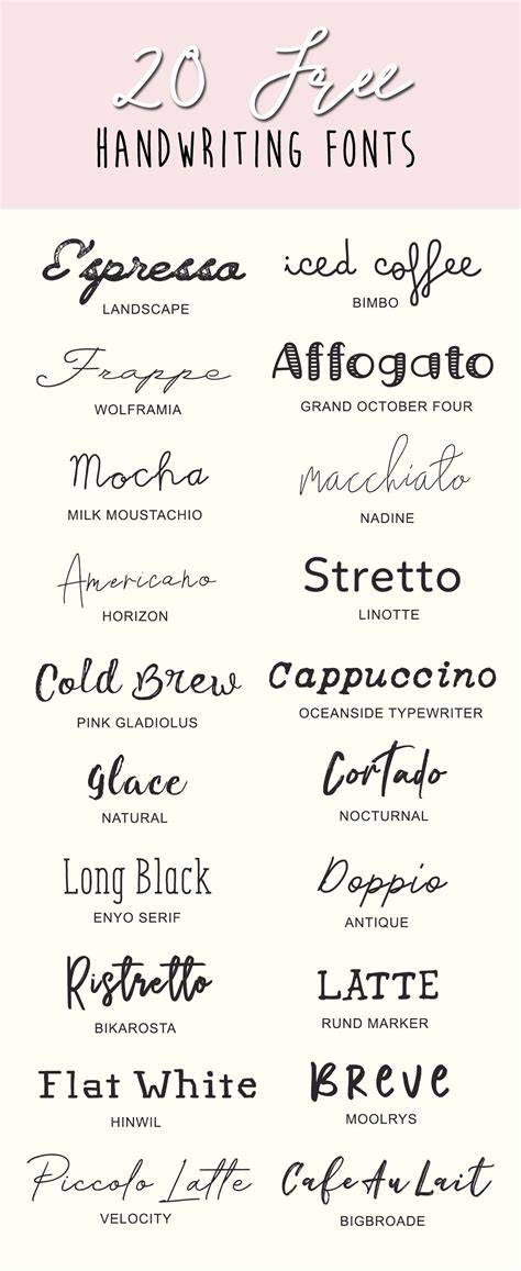 Design Context HANDWRITING FONTS