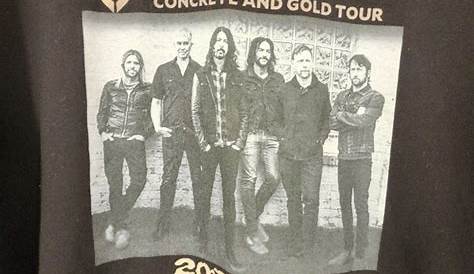 Foo Fighters 2018 Concrete and Gold Concert Tour t shirt - Phoenix Tees