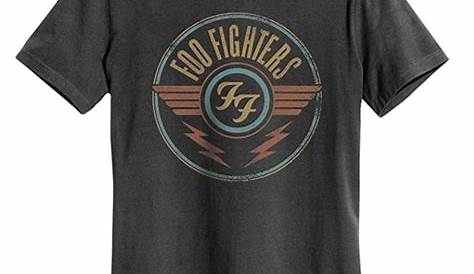 Foo Fighters Old Band Men's Black T-Shirt - Buy Online at Grindstore.com