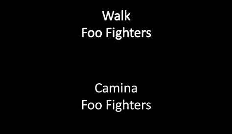 Foo fighters- Walk + lyrics - YouTube