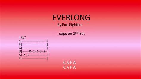 Foo Fighters E Chords