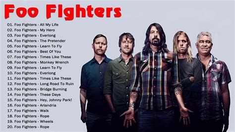 foo fighters top songs youtube mix