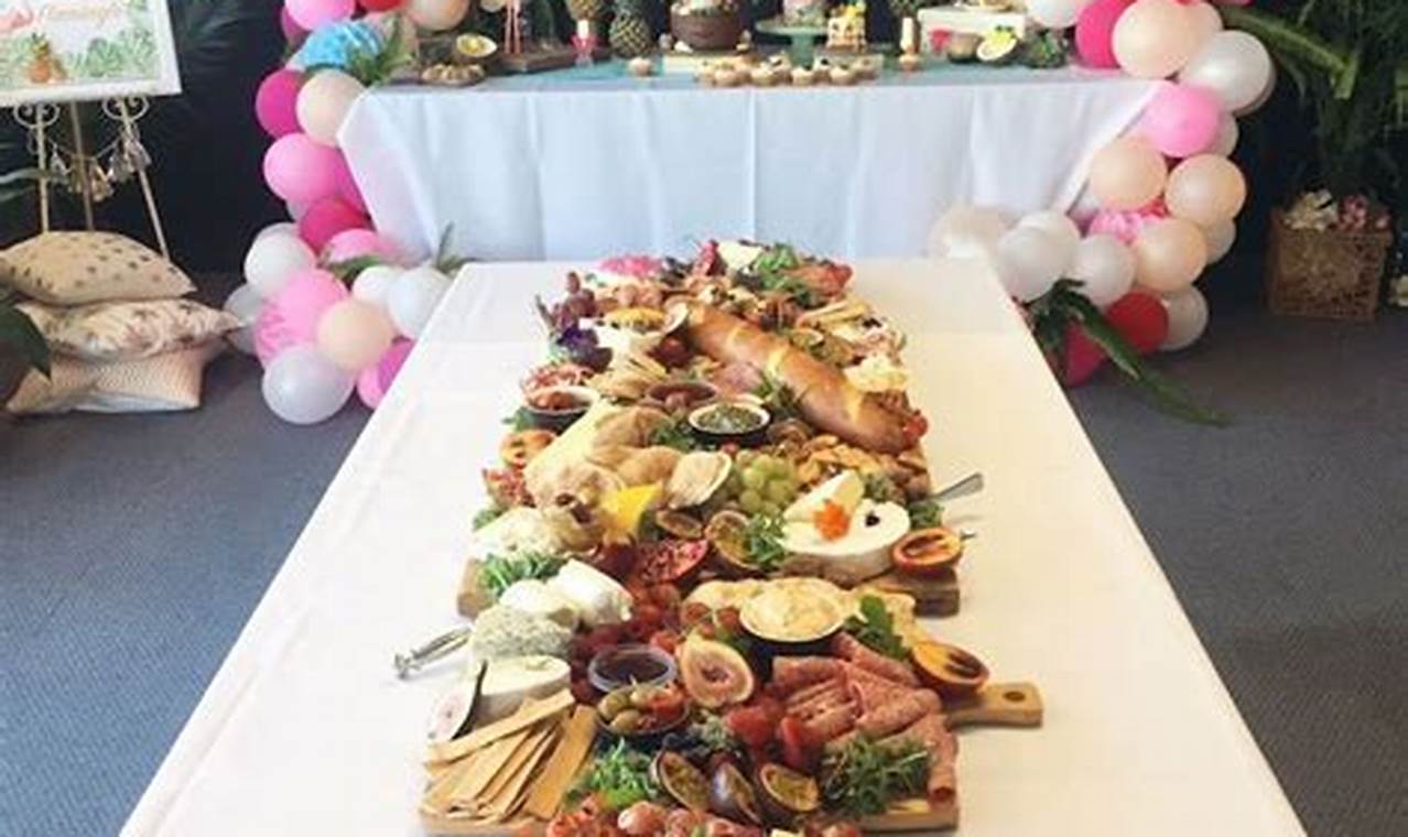 Tips for Planning a Memorable 40th Birthday Party: Food Ideas