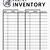 food inventory sheet printable