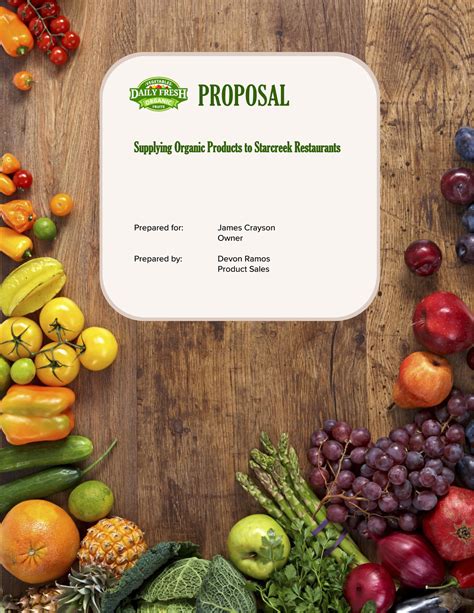 Feasibility Study Product Proposals