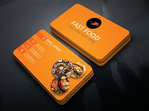 FREE Delicious Food Business Card on Behance