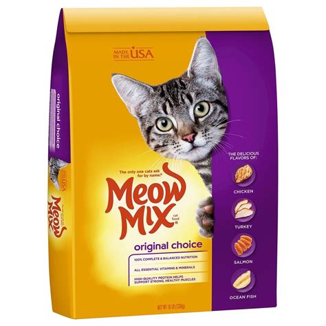 food cat mix meow