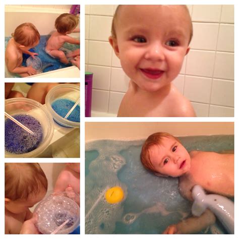 Food Coloring Bubble Bath