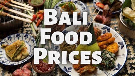 food cost in bali