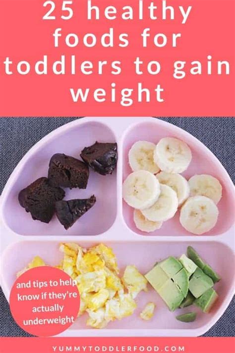 food for one year old baby to gain weight
