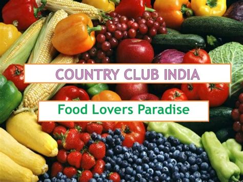 Food lovers' paradise