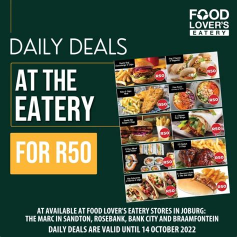 food lovers eatery specials